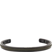 Pig & Hen - Cuff Bracelets - Army | Black Navarch 6 mm